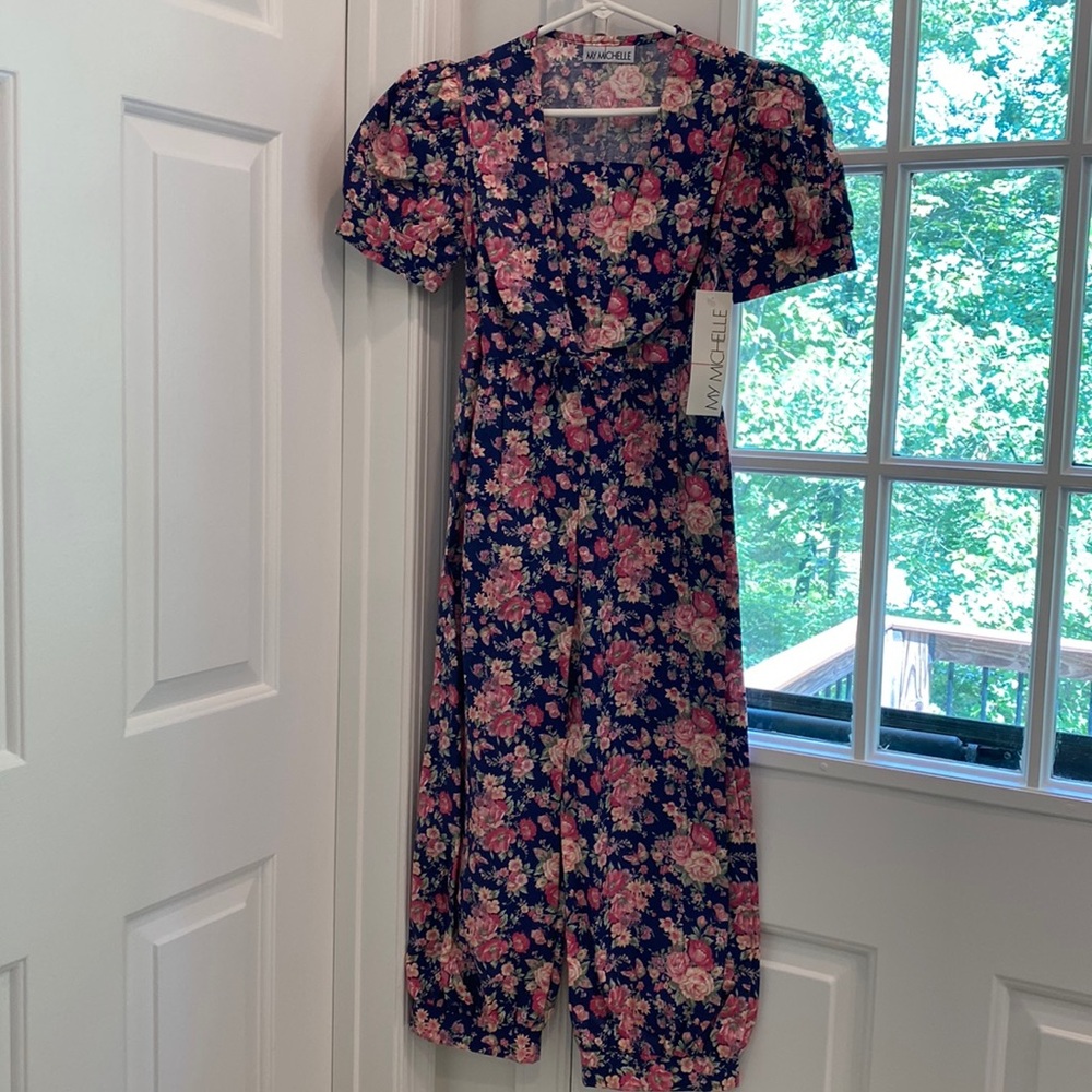 Floral Cotton Jumpsuit
